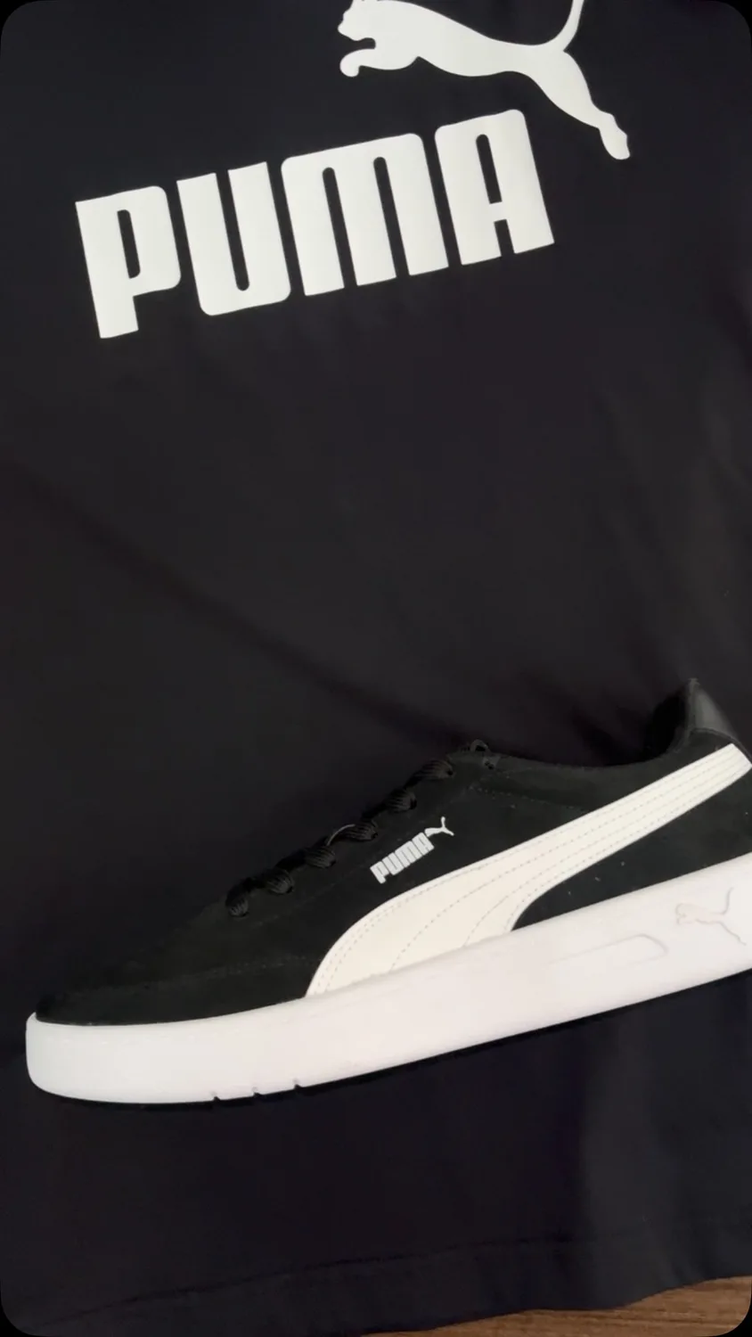 Kit Puma camiseta + tênis