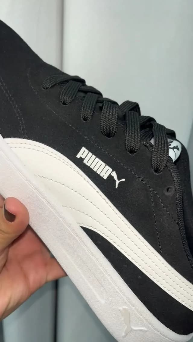 Puma preto com branco